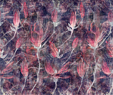Фиолетовые фотообои Factura FLOWERS RED MAGNOLIA 2
